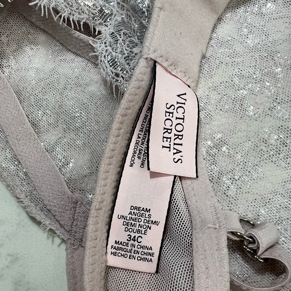 Victoria's Secret Sheer Lace Top in Light Pink - Picture 14 of 14